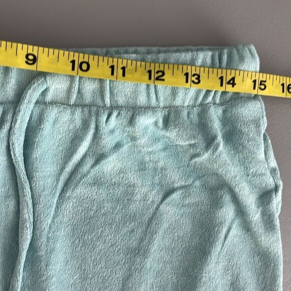 NWT Andie Swim The lbo Terry Cover-Up Pants in Cablu Blue Size S - Picture 5 of 12